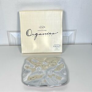 Lenox Organics Collection Ruffle Square Aluminum Trivet 7.5in